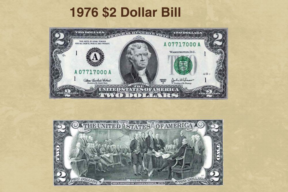 1976 $2 Dollar Bill