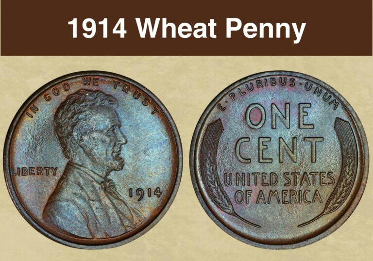 1914 Wheat Penny Value (Price Chart, Error List, History & Varieties)