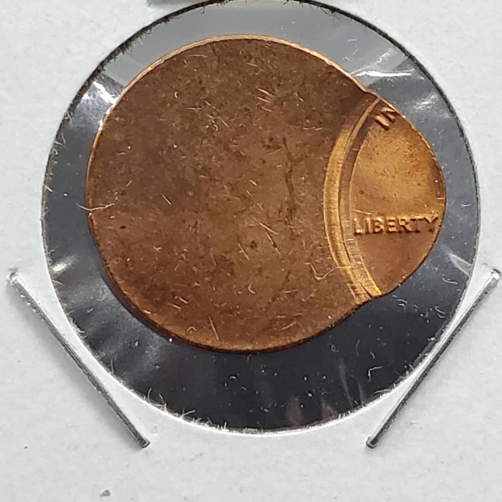 1921 Penny Off-center Error