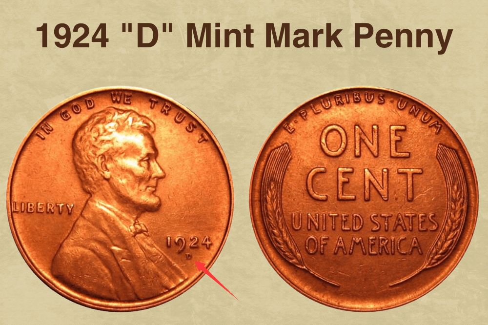 1924 "D" Mint Mark Penny