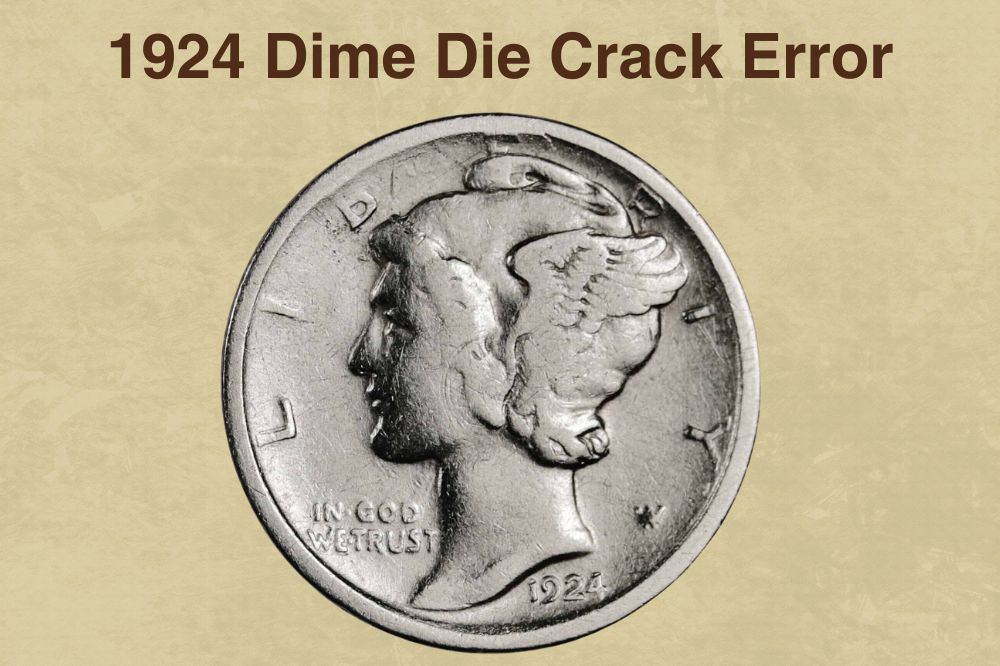 1924 Dime Die Crack Error