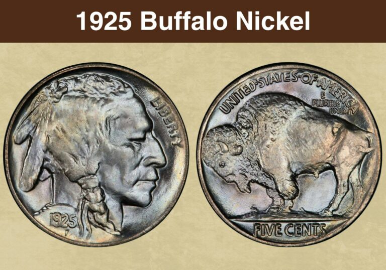 1925 Buffalo Nickel Value (Price Chart, Error List, History & Varieties)