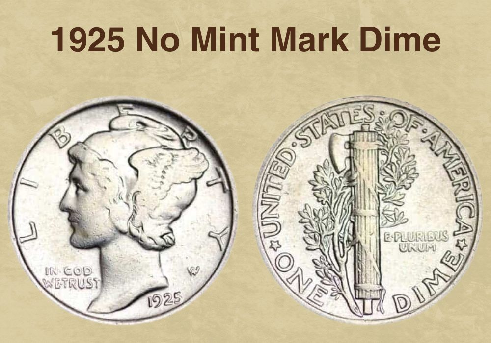 1925 No Mint Mark Dime