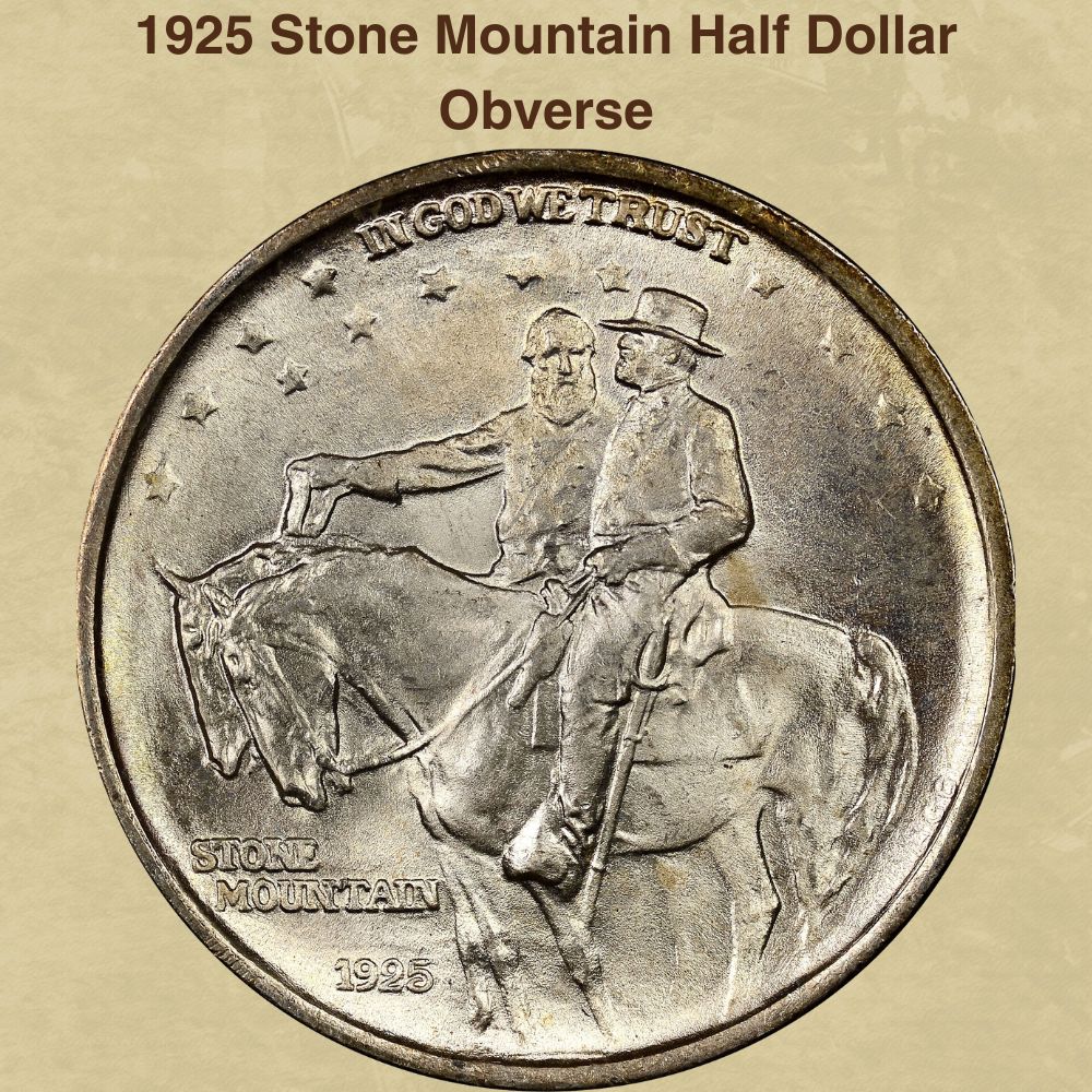 1925 Stone Mountain Half Dollar Obverse