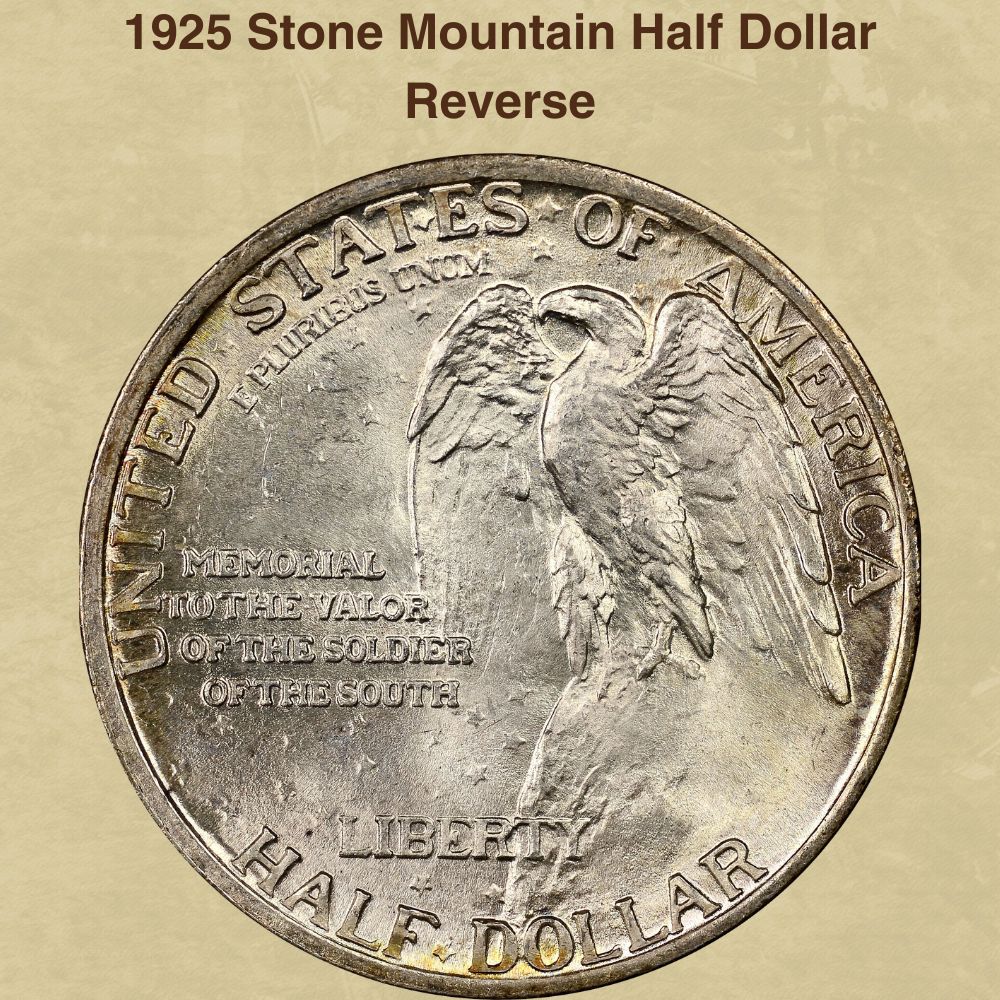 1925 Stone Mountain Half Dollar Reverse