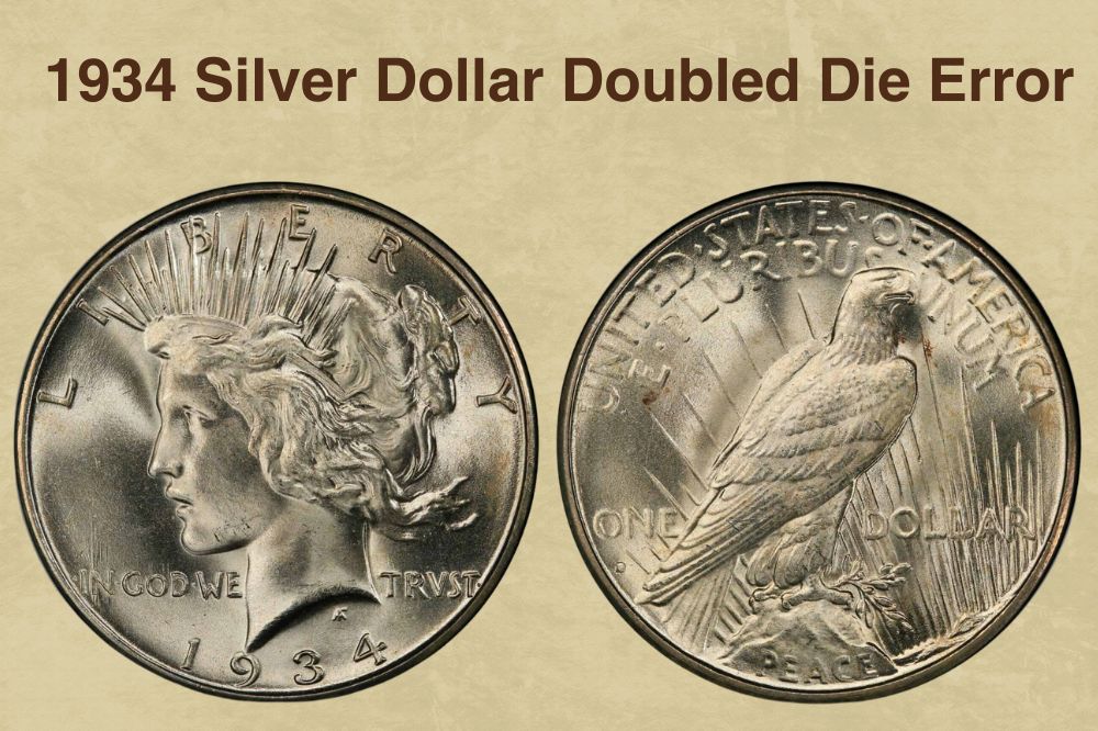 1934 Silver Dollar Doubled Die Error