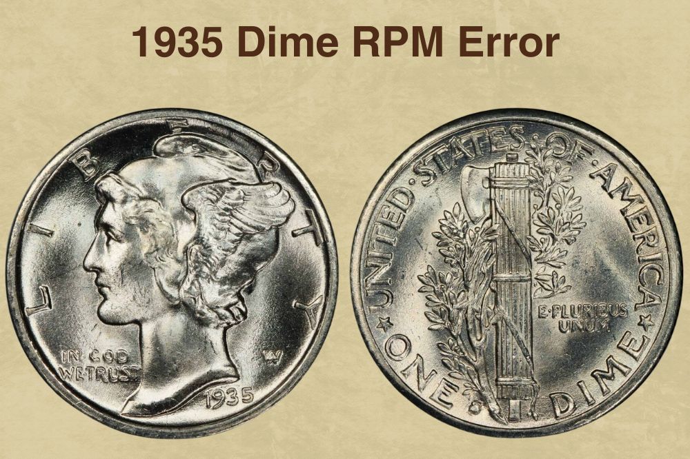 1935 Dime RPM Error