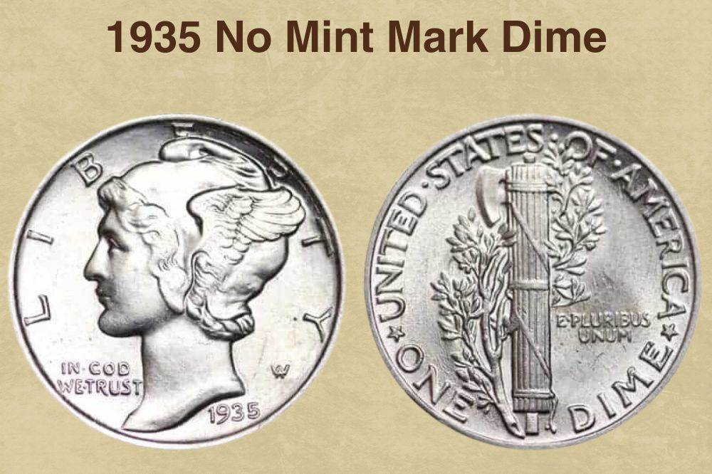 1935 No Mint Mark Dime