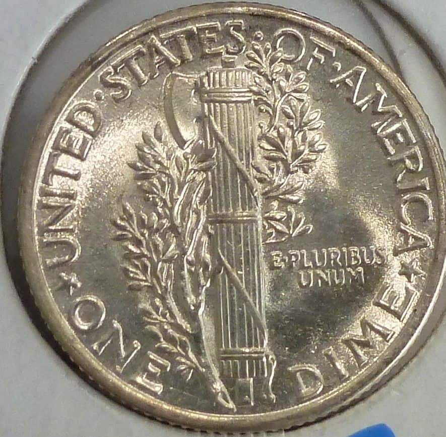 1937 Dime Missing Bands