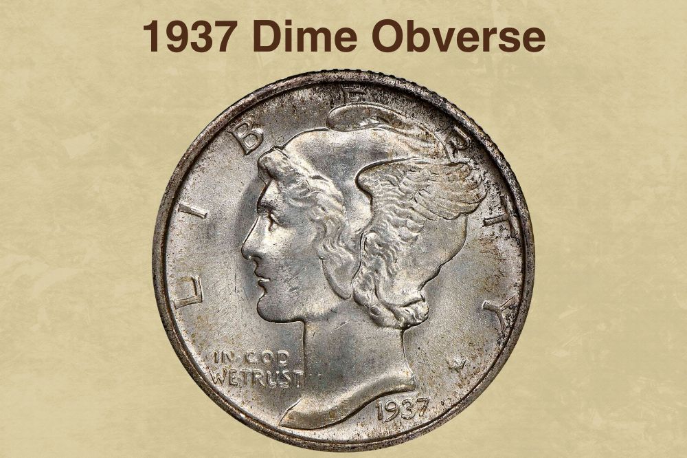 1937 Dime Obverse