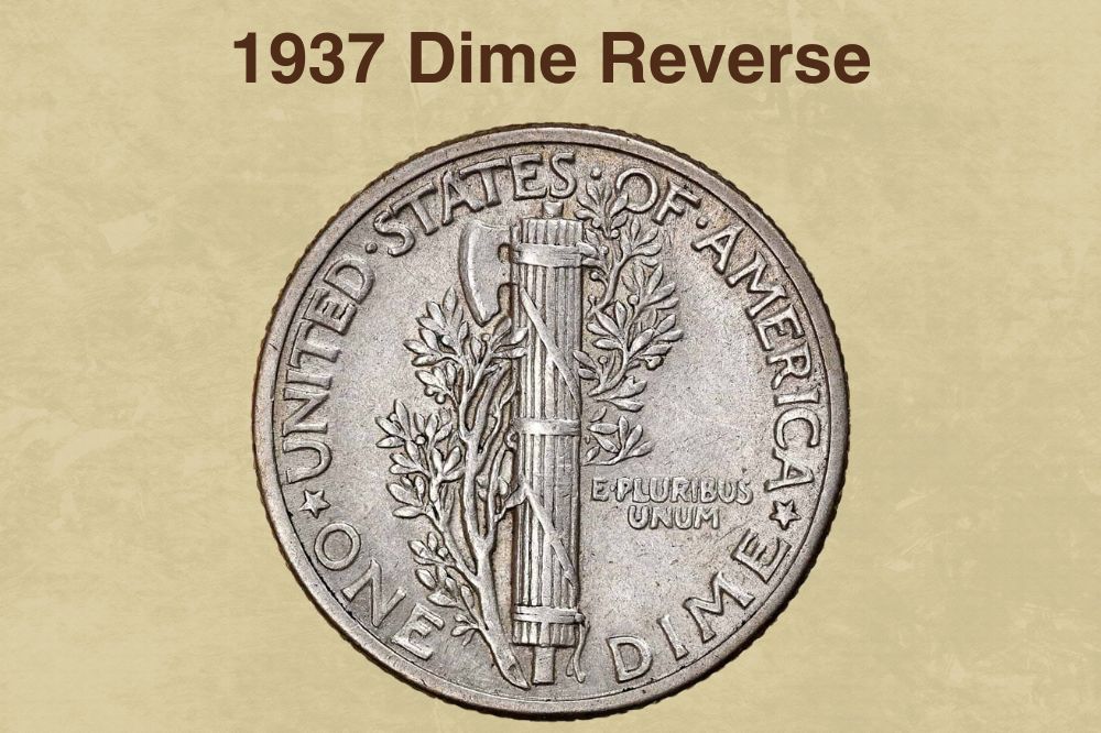1937 Dime Reverse
