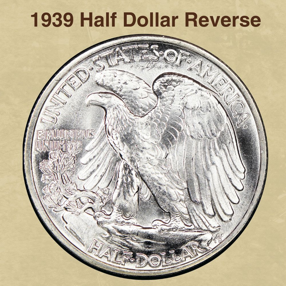 1939 Half Dollar Reverse