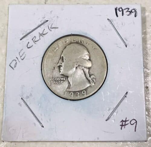 1939 Quarter Die Crack Error