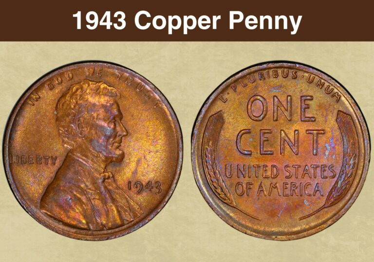 1943 Copper Penny Value (Price Chart, Error List, History & Varieties)