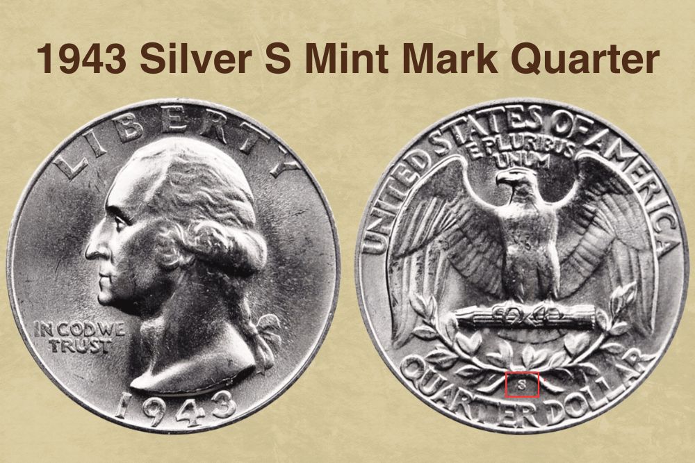 1943 Silver S Mint Mark Quarter