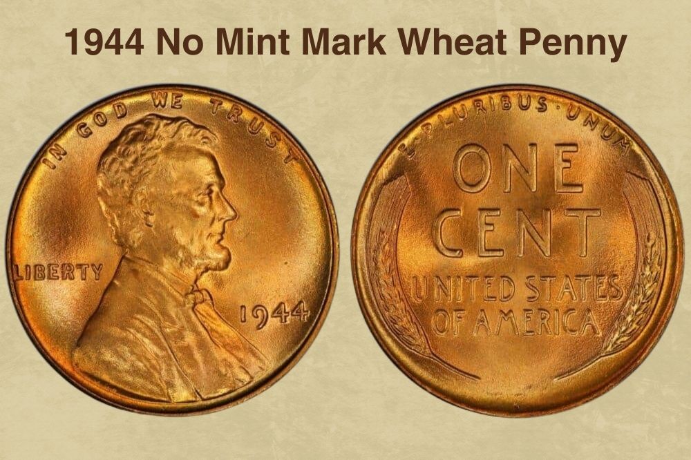 1944 No Mint Mark Wheat Penny
