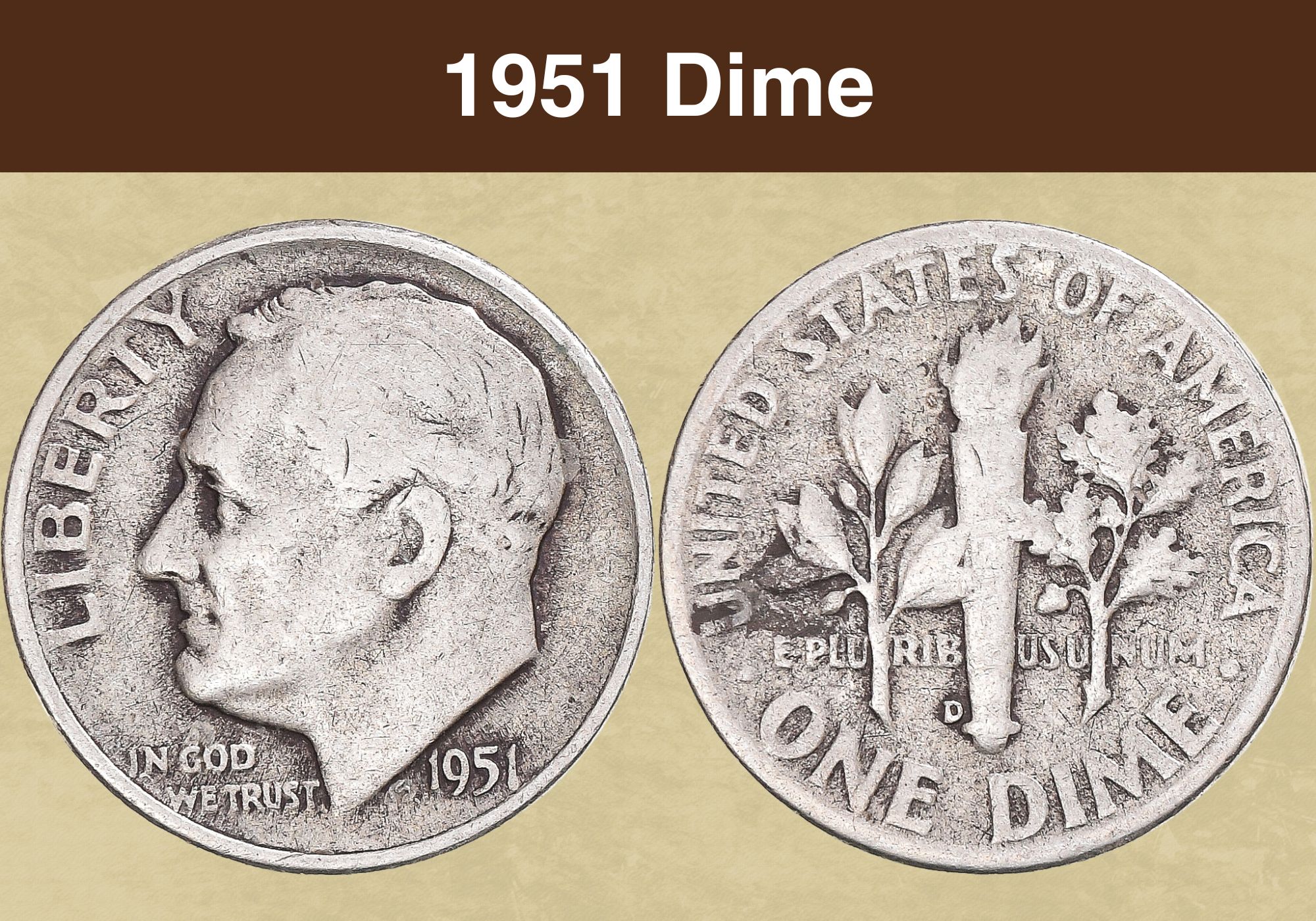 1951 Dime Value