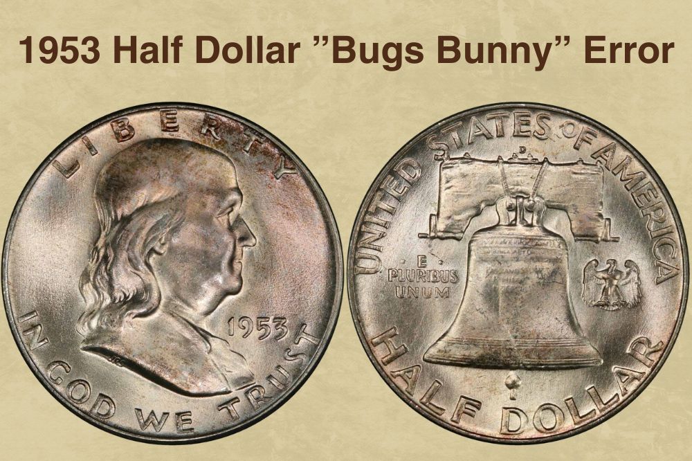1953 Half Dollar ”Bugs Bunny” Error