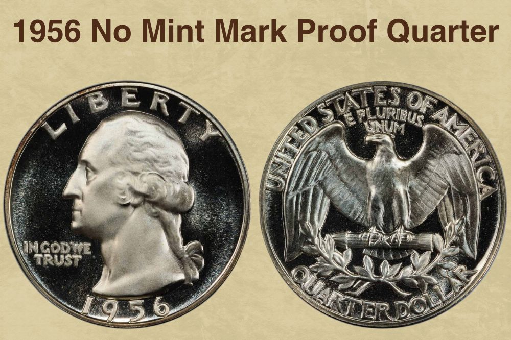 1956 No Mint Mark Proof Quarter