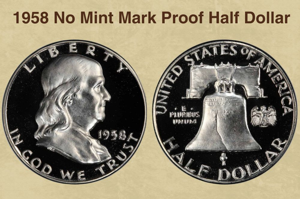 1958 No Mint Mark Proof Half Dollar