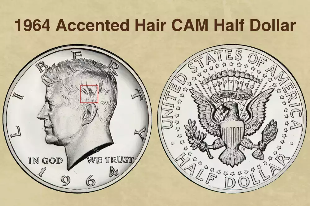 1964 Accented Hair CAM Half Dollar Value