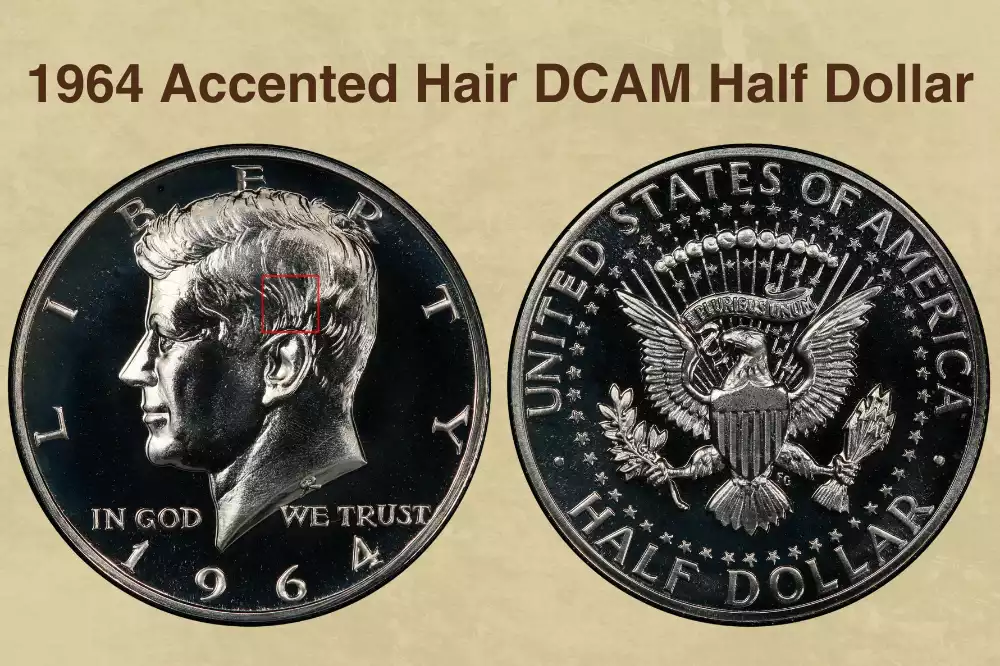 1964 Accented Hair DCAM Half Dollar Value