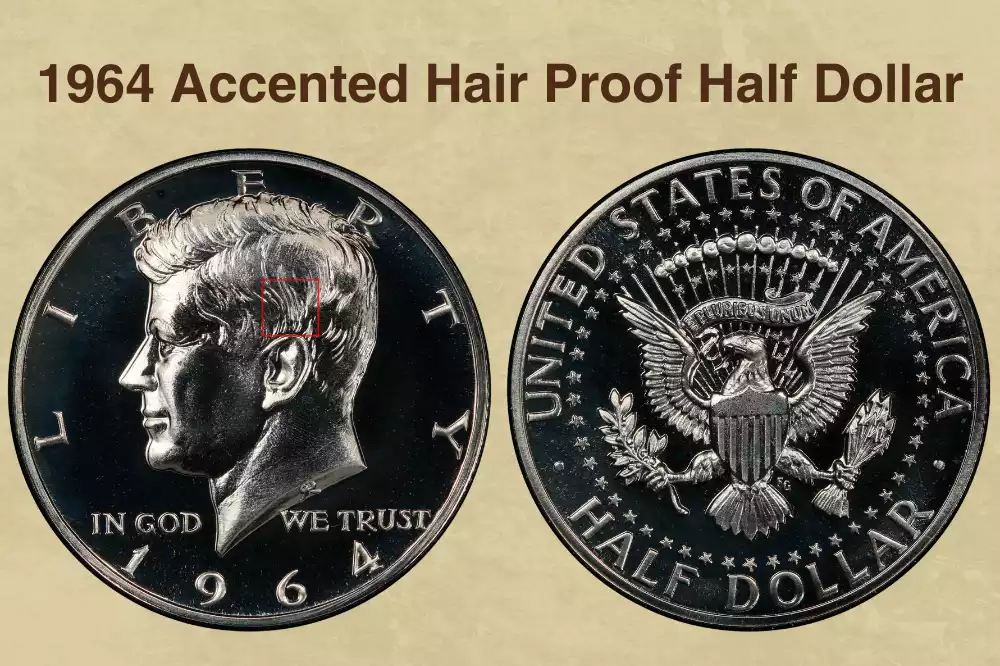 1964 Accented Hair Proof Half Dollar Value