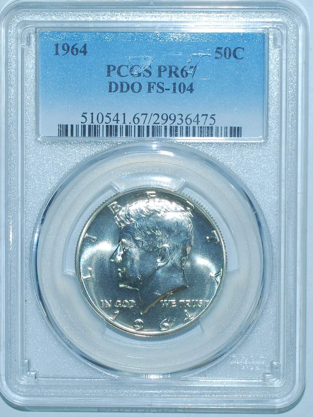 1964 Kennedy Half Dollar Coin Value (Errors List, 