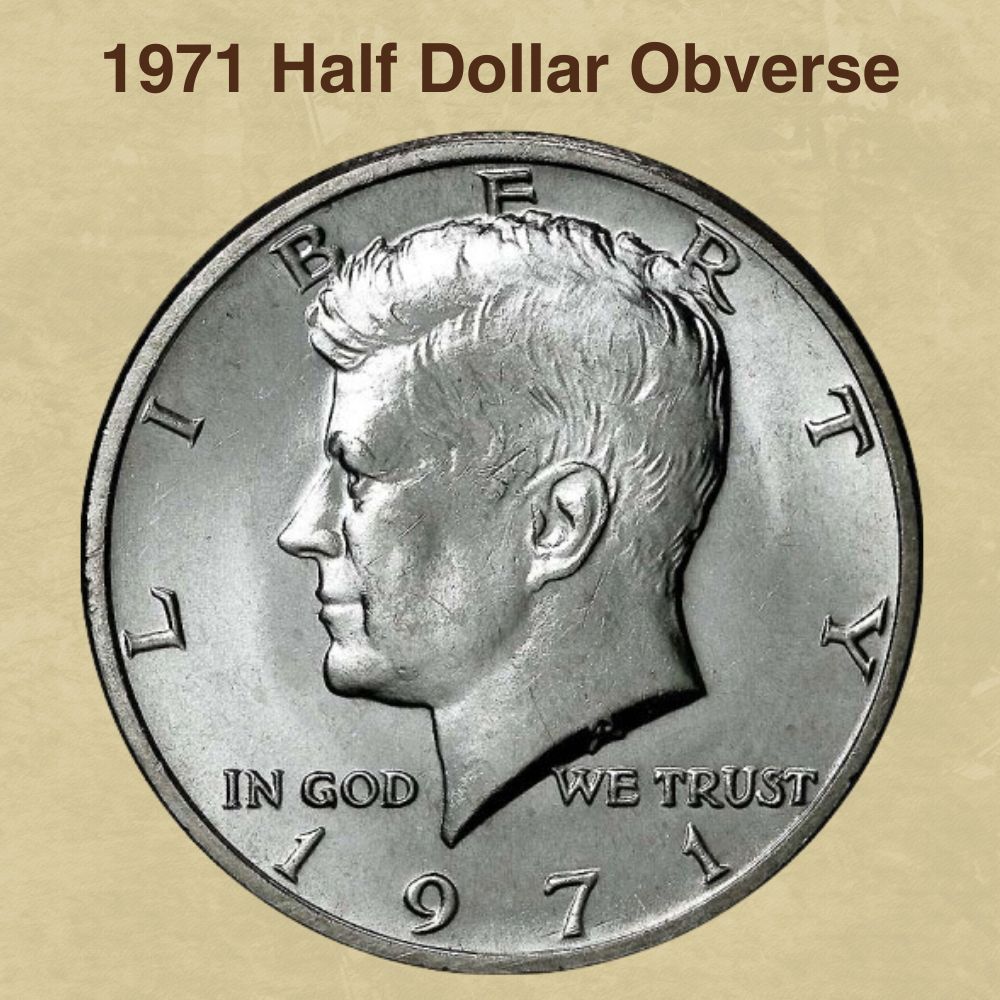1971 Half Dollar Obverse