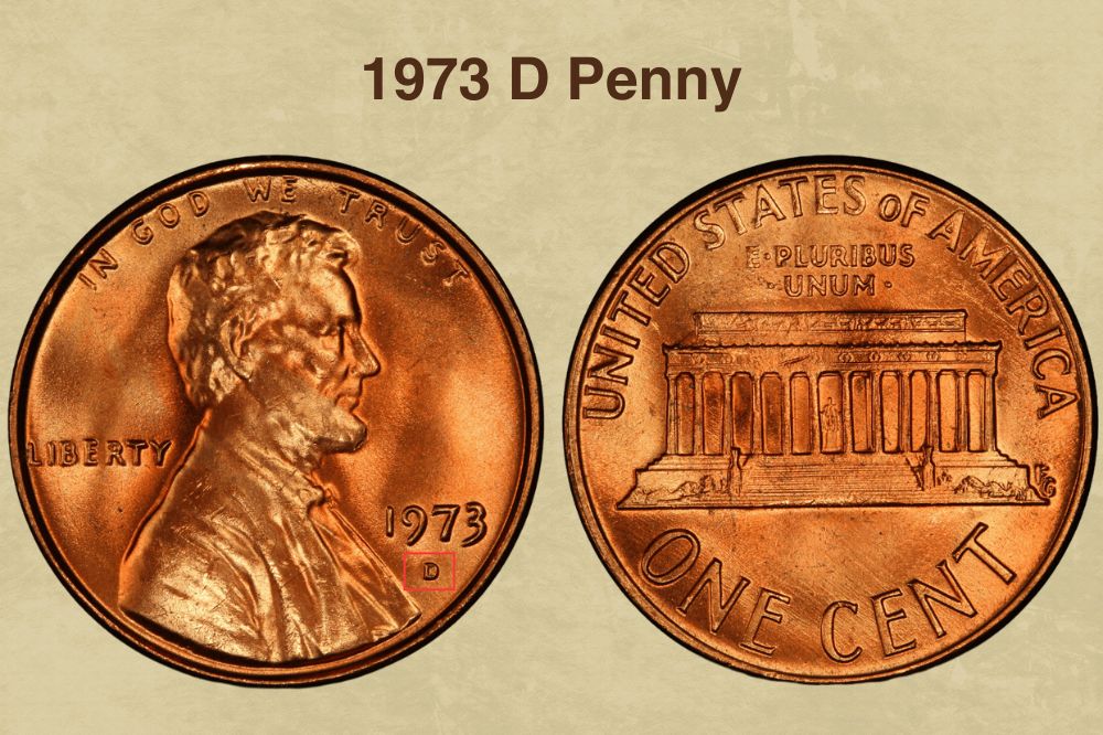 1973 D Penny