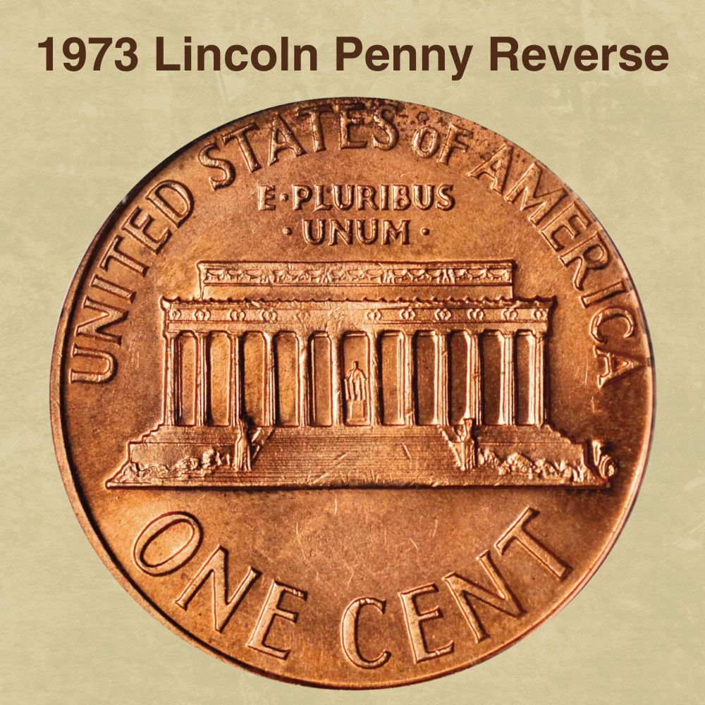 1973 Lincoln Penny Reverse