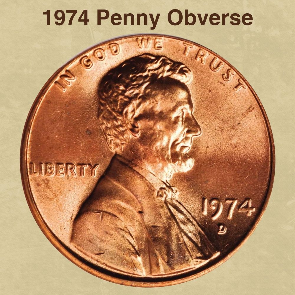1974 Penny Obverse