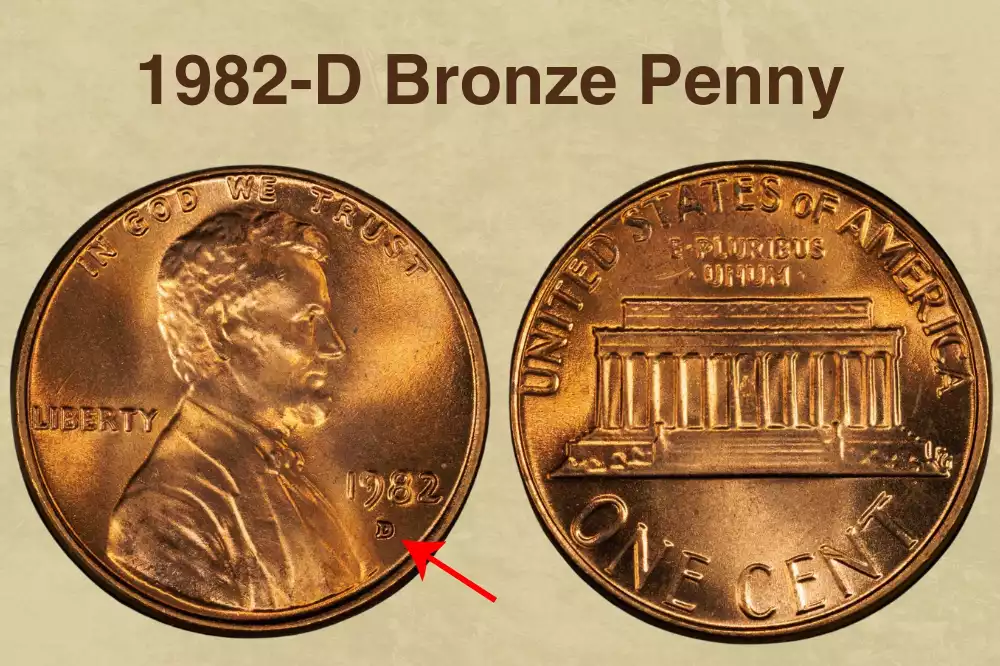 1982-D Bronze Penny Value