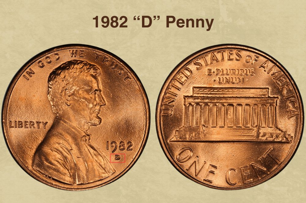 1982 “D” Penny