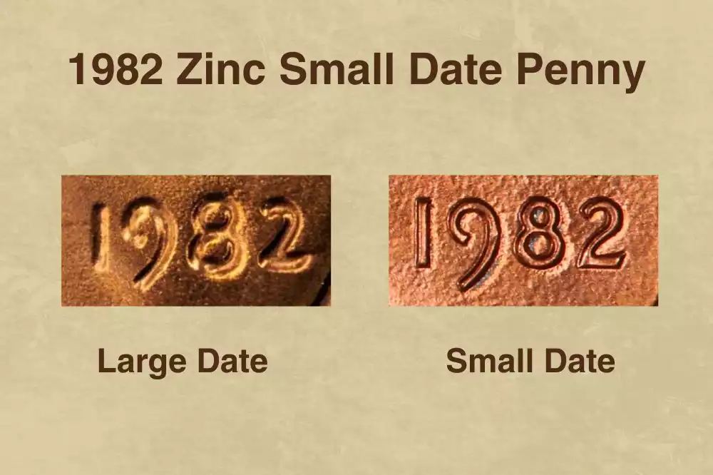 1982 Zinc Small Date Penny Value