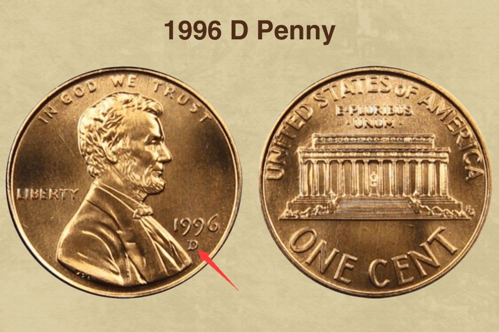 1996 D Penny