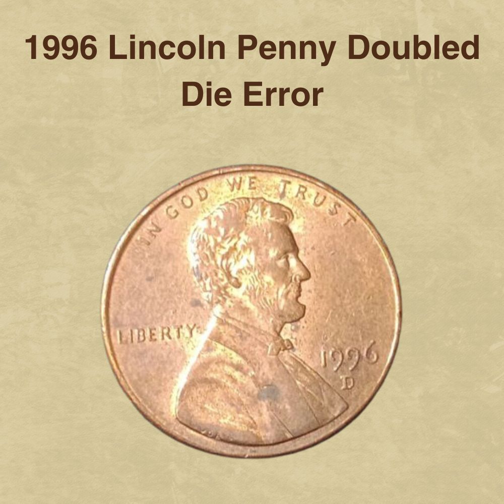 1996 Lincoln Penny Doubled Die Error