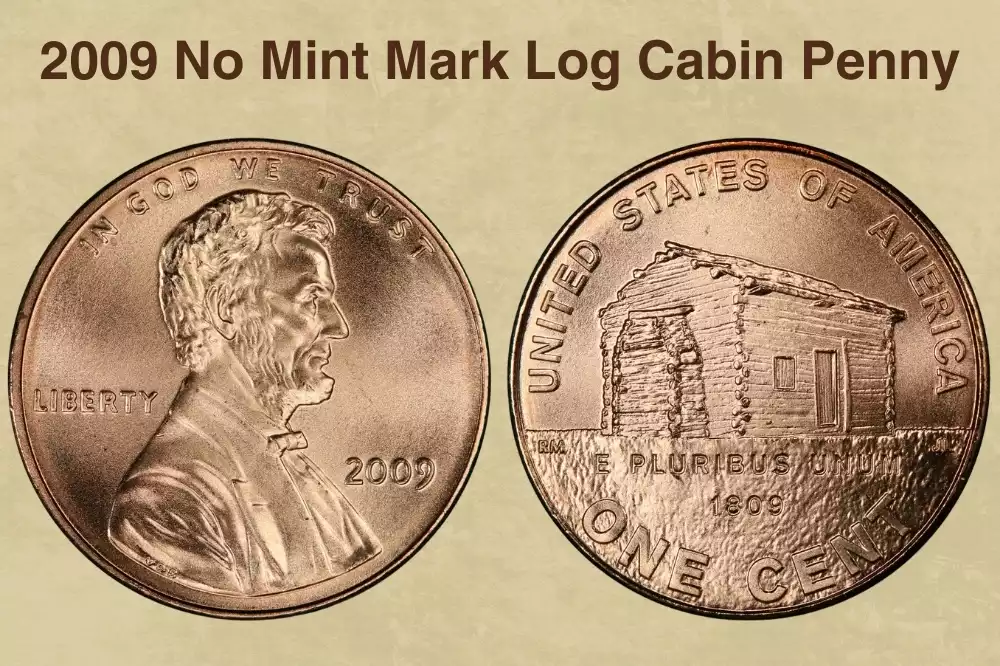 2009 No Mint Mark Log Cabin Penny Value