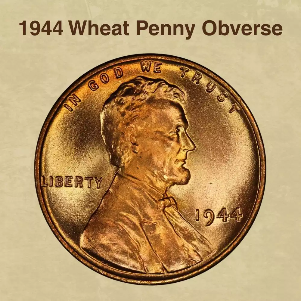The Obverse of the 1944 Wheat Penny