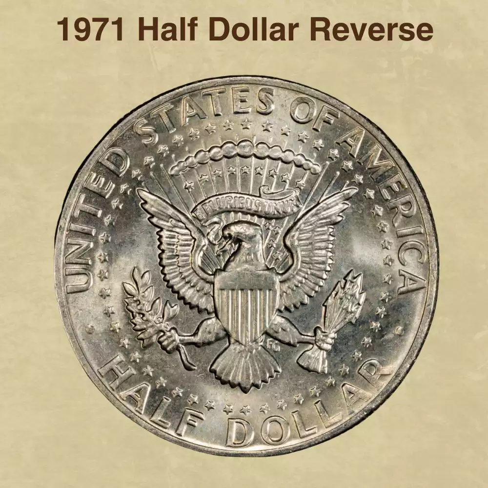 The Reverse Of The 1971 Half Dollar