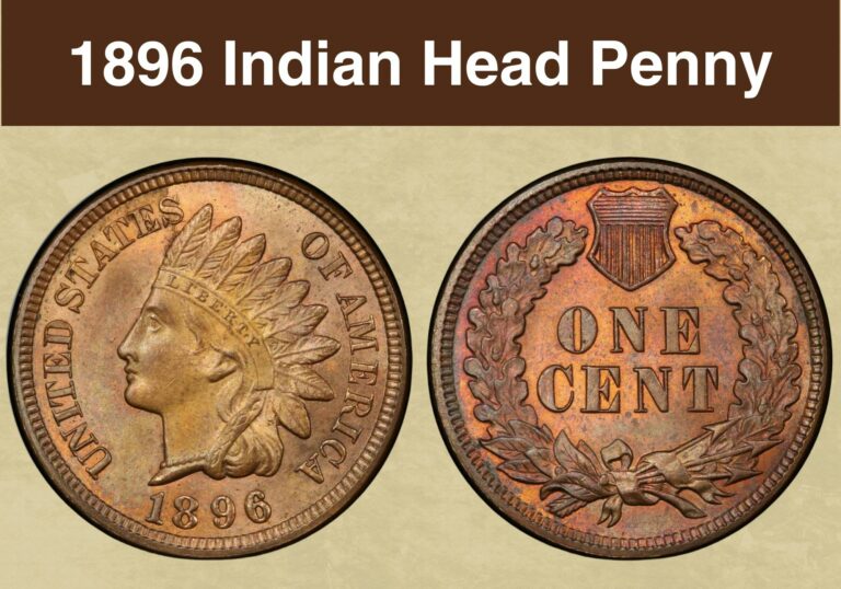 1896 Indian Head Penny Value (Price Chart, Error List, History & Varieties)