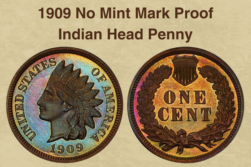 1909 No Mint Mark Proof Indian Head Penny