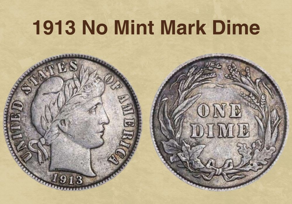 1913 No Mint Mark Dime