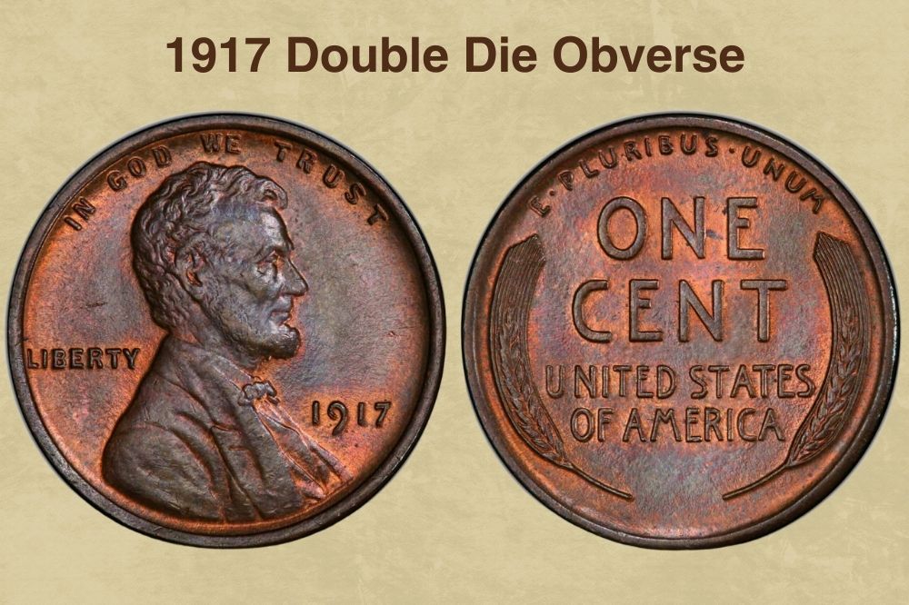 1917 Double Die Obverse
