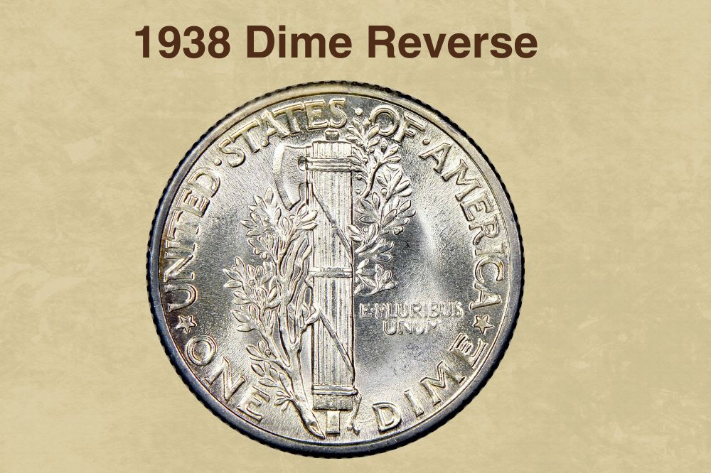 1938 Dime Reverse