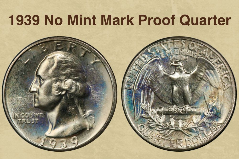 1939 No Mint Mark Proof Quarter