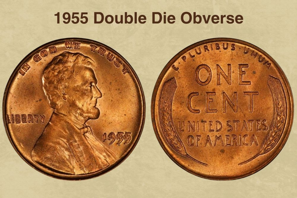 1955 Double Die Obverse