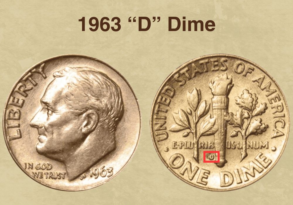 1963 “D” Dime