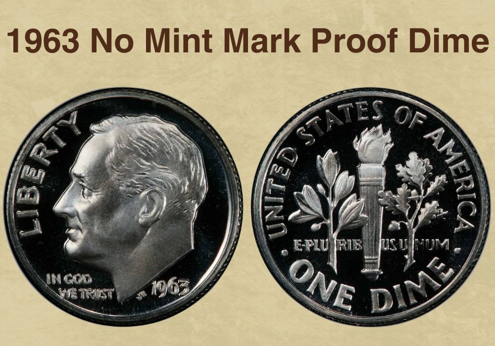 1963 No Mint Mark Proof Dime