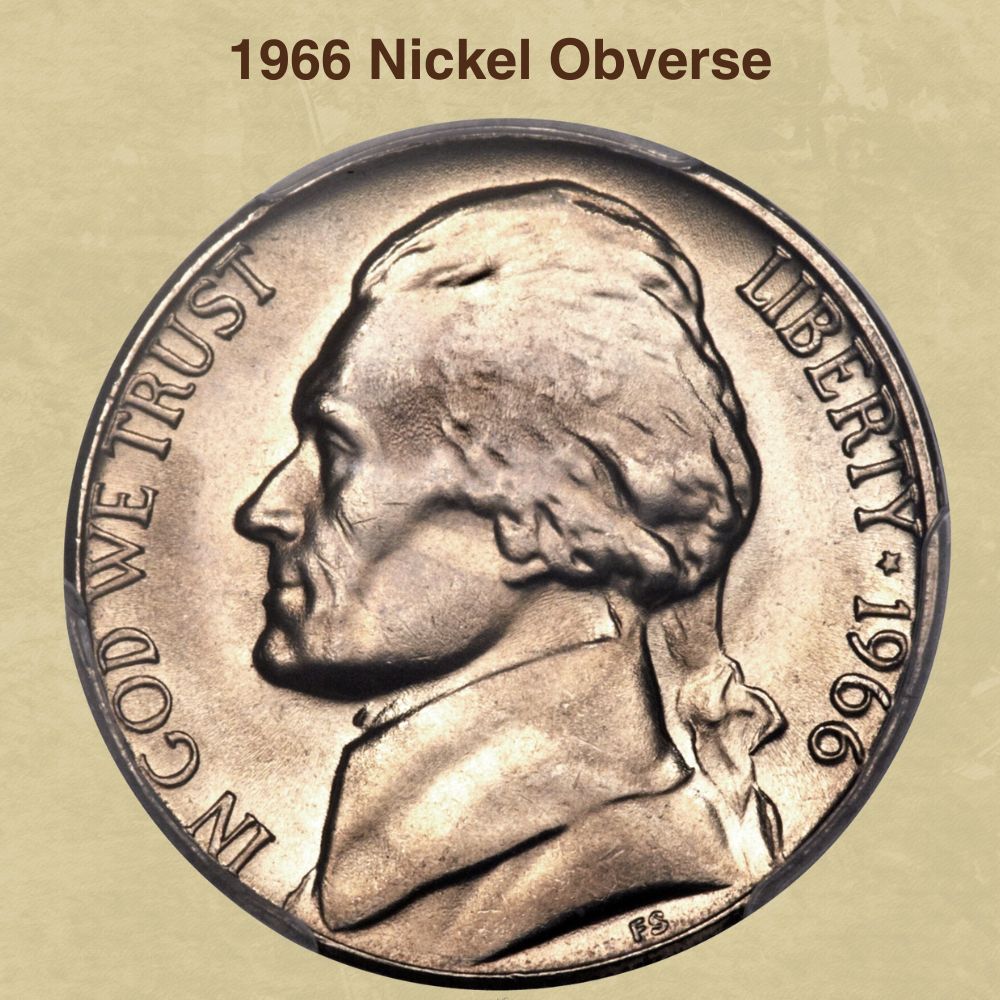 1966 Nickel Obverse